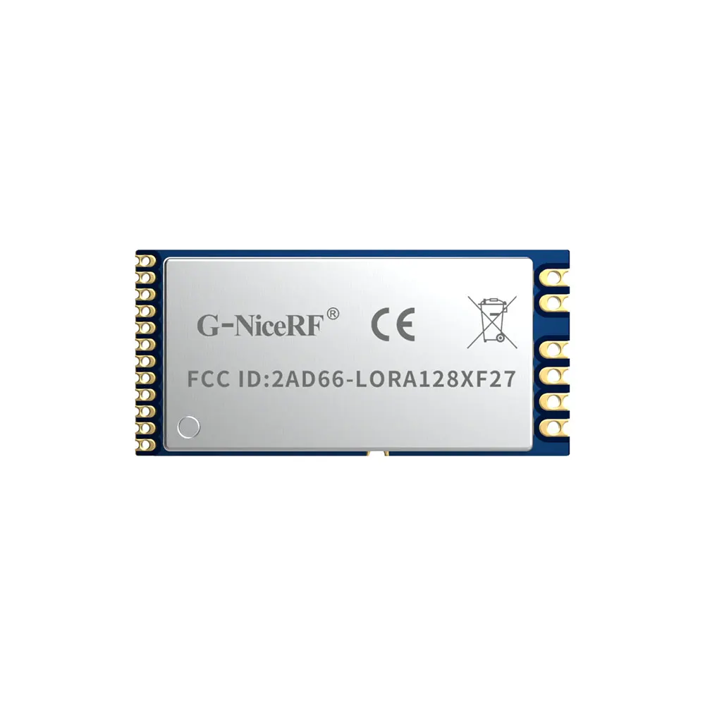 LoRa1281F27 FCC ID & CE-RED Certified 500MW SX1281 chip Long distance 2.4GHz lora rf transceiver