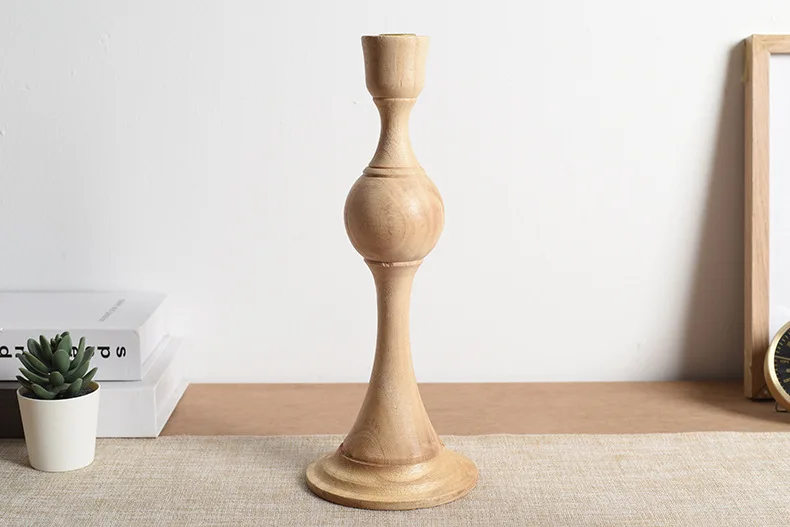 Изготовленные на заказ креативные подсвечники деревянный рельефный подсвечник ремесленные украшения изысканный твердый