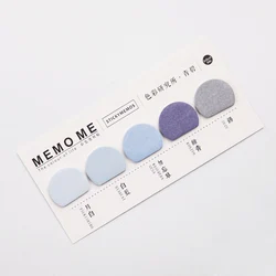 Office school stationery colorful reusable memo sticker removable mini sticky note