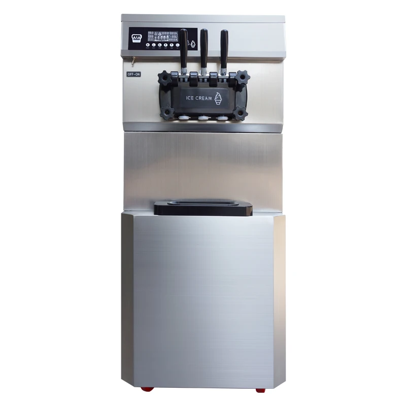 XY-968S Shineu brand soft ice cream machine with 2+1 mix flavor excellent  compressor