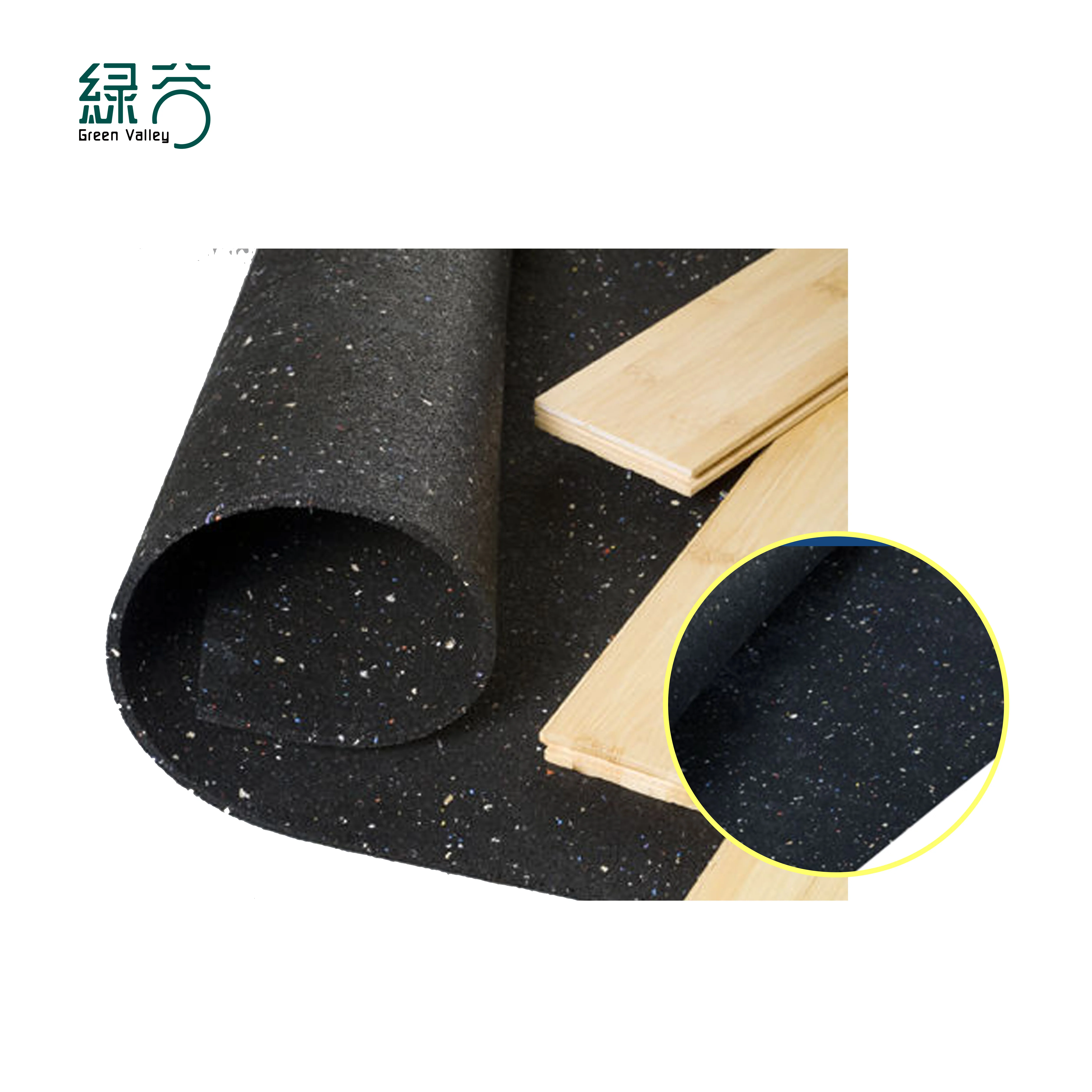 
3-12mm Thickness Noise Insulation Mat Vibration Absorber Underlay sound absorbing mat 