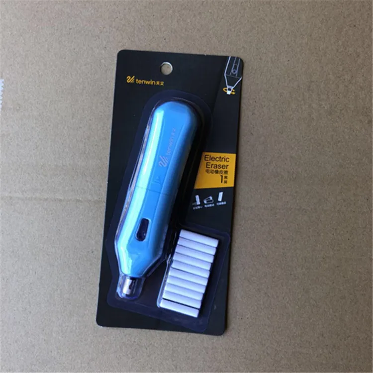 Wholesale Bulk Electric Erasers Unique Design Printable Kids Laborsaving Eraser with Custom Logo