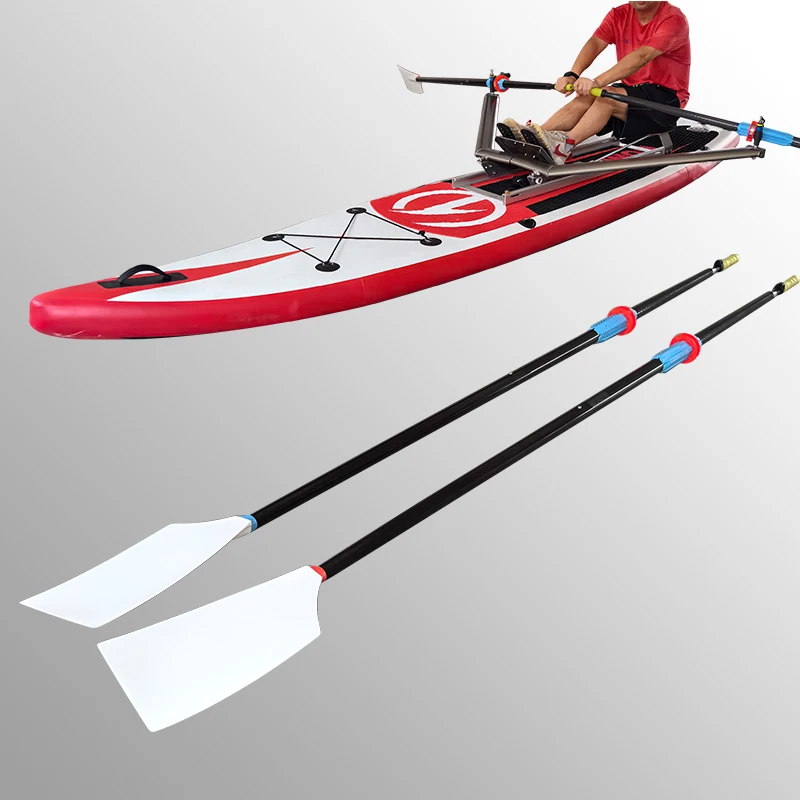 Sculling Rowing Boat Oar High Performance 282cm to 287CM Long 3K Carbon Blade 38mm 3K Carbon Shaft Full Carbon Rowing Oar