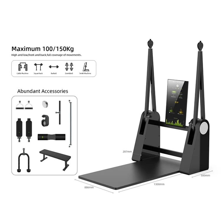 Xburn GYM Master 2024 Wholesale Manufacture Commercial Multi Functional variety of resistance modes smart gym equipment