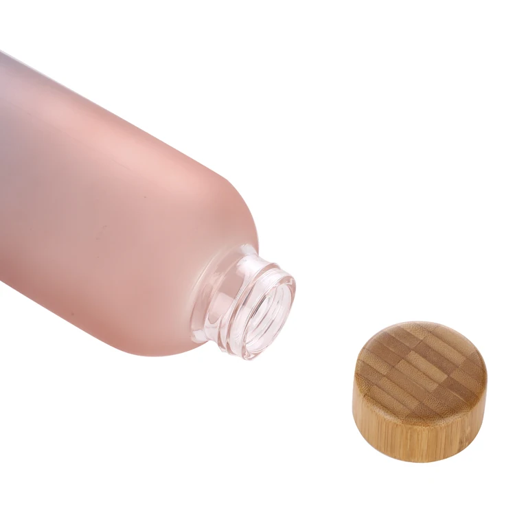 25 oz 1L 1000ML  Leak Proof  Borosilicate  frosted  Glass Water Bottle