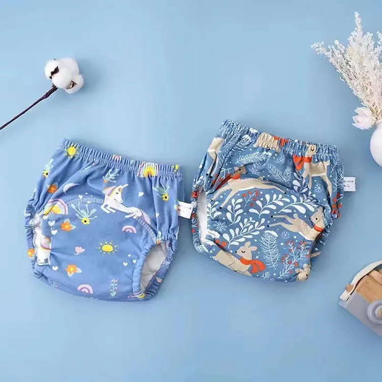 Wholesale Reusable Baby Cloth Diaper Washable And Waterproof Diapers Pants Baby Newborn Baby Cloth Diaper