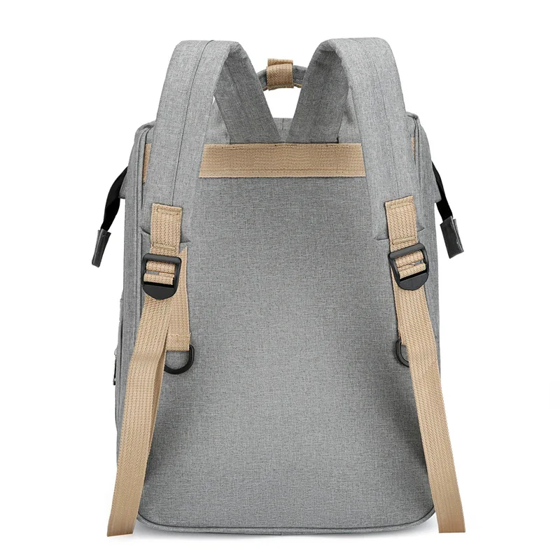 Large Capacity Baby Diaper Bag  Foldable Multi-function Mummy Backpack Diaper Bags With Changing station For Mom