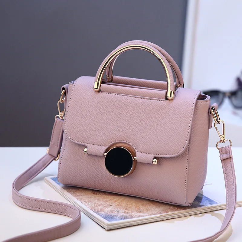 2022 custom luxury designer lock vegan leather hand bags ladies shoulder purses women bags handbag