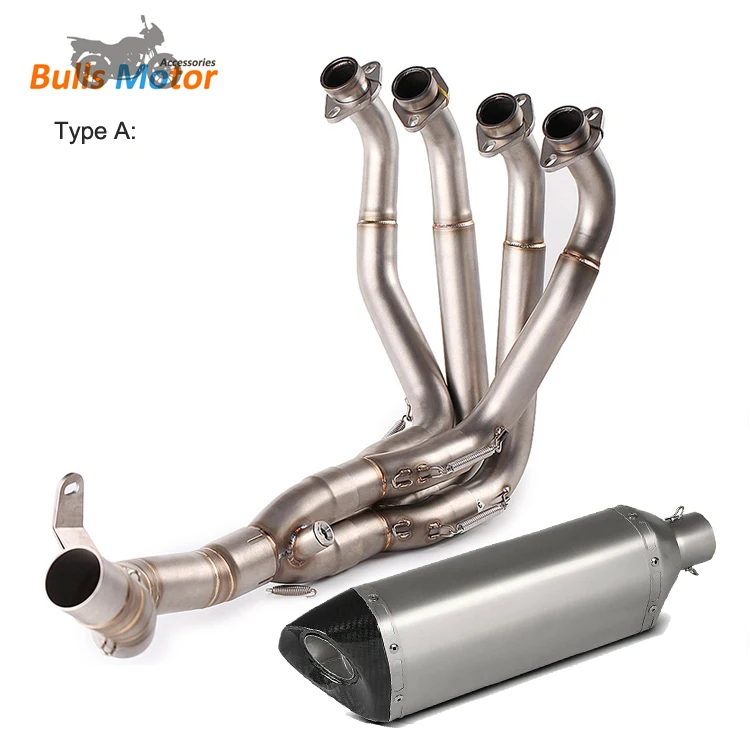 High performance motorcycle exhaust system for Kawasaki Z900 motos escape exhaust pipe exhaust modified