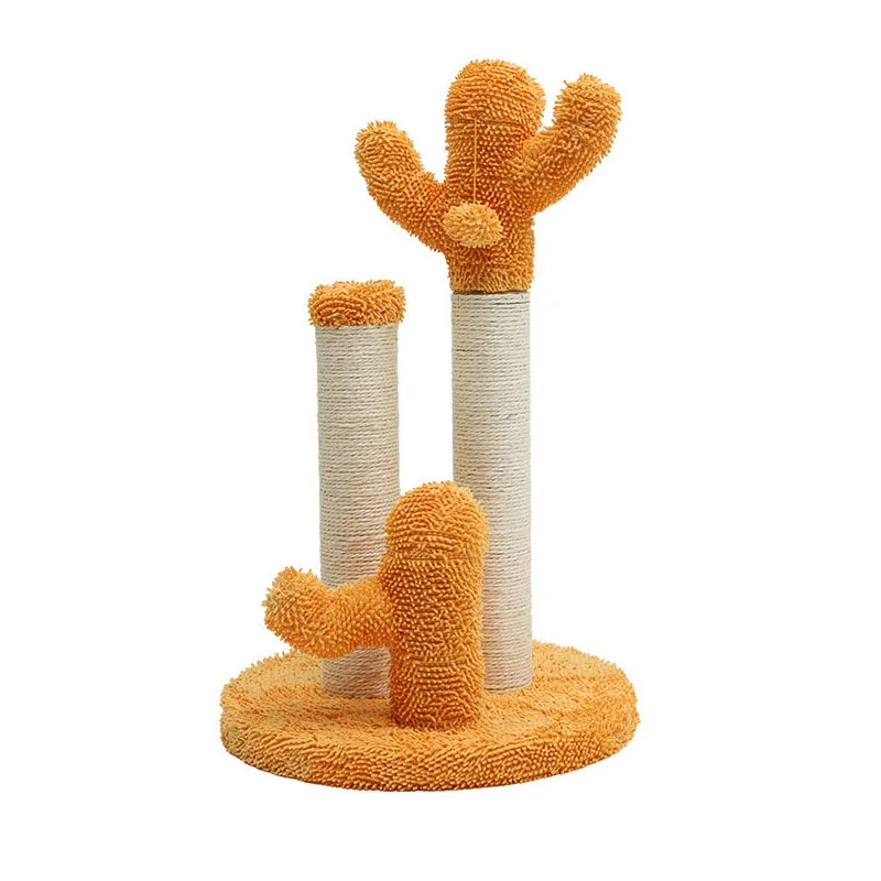 Sisal Cat Tree Cat Scratcher Post Kitty Tree  Cactus Cat Tree Durable M Size
