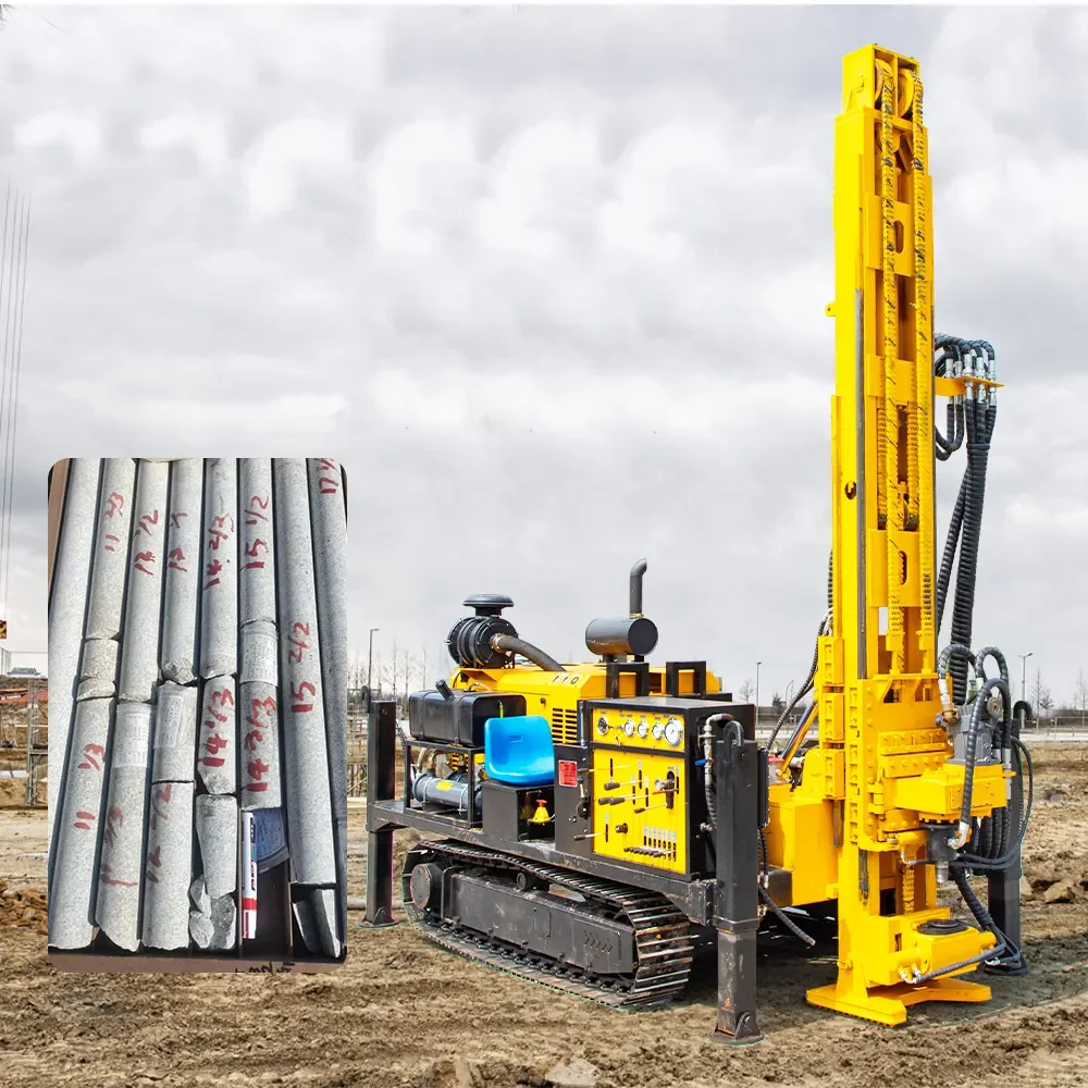 Crawler Hydraulic full hydraulic small portable mini diamond drill rig concrete rock core drilling rig diamond core drill rig
