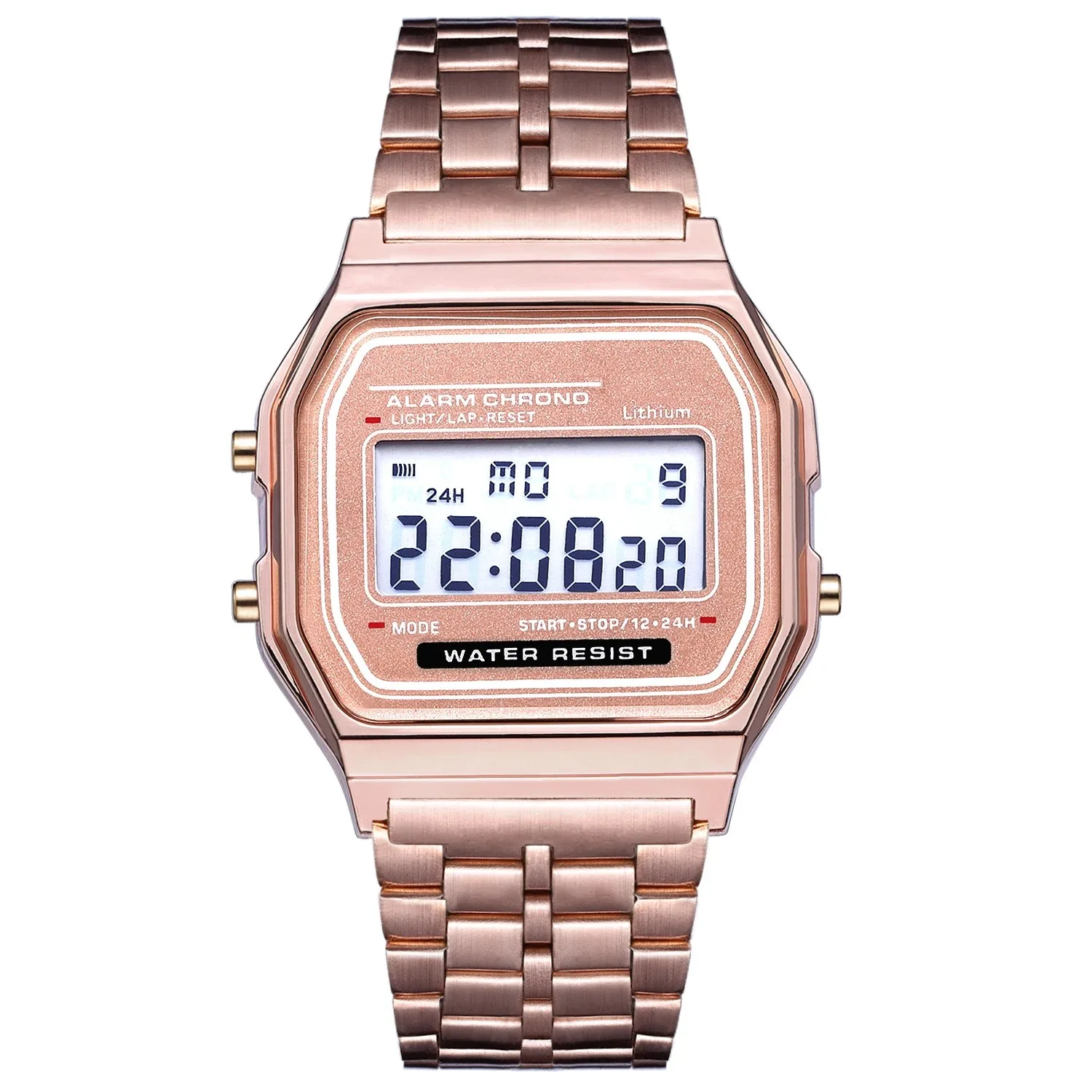 Wholesale Fashion Luxury Stainless Steel Sport Mens Wrist Digital Watches
