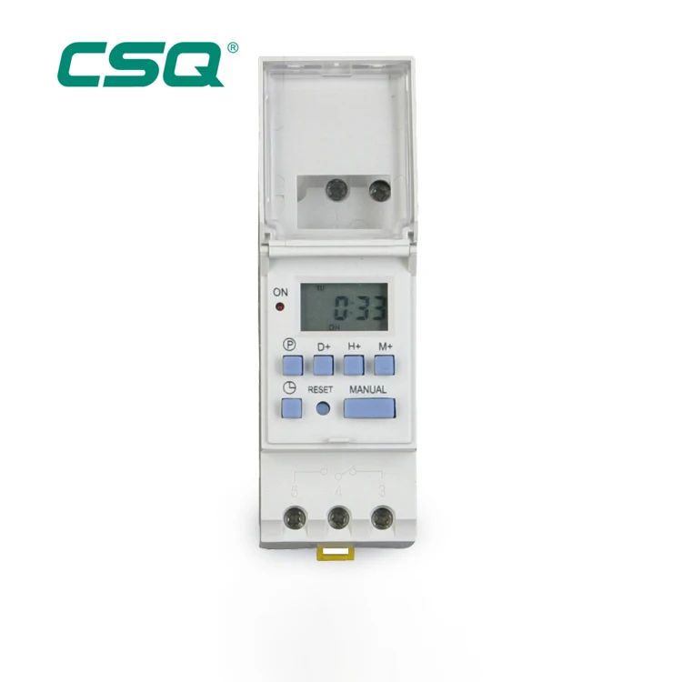 
Manual and automatic setting digital mechanical timer switch 