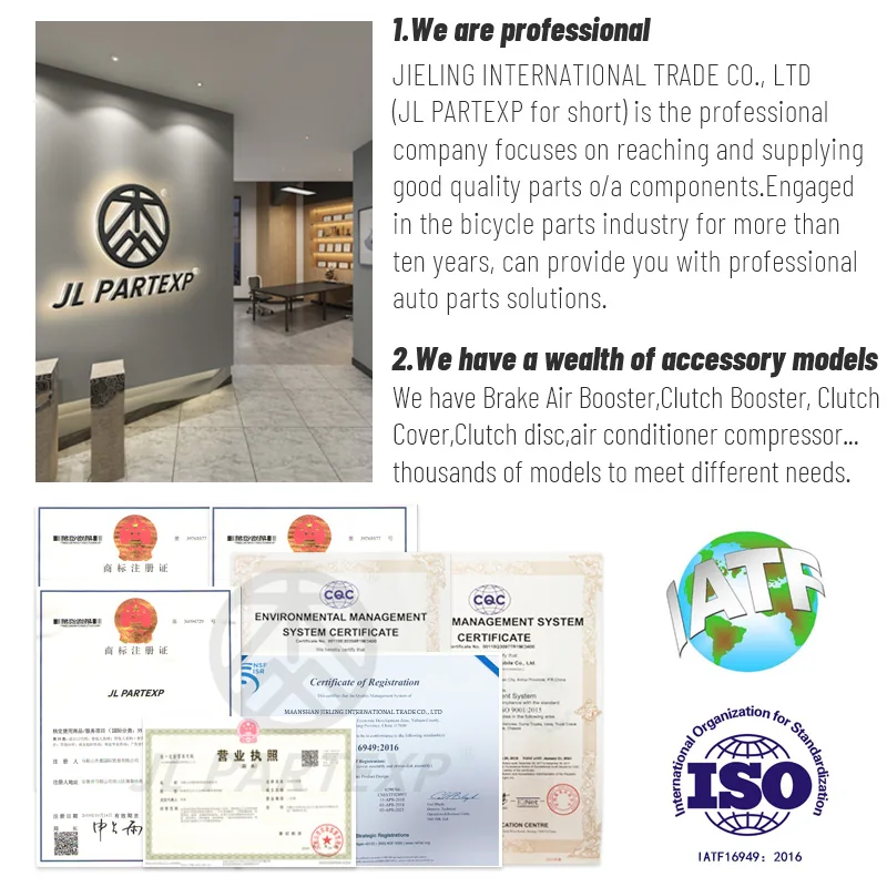 
JL Auto Parts Truck Clutch Disc Cover Clutch Plate Disk Universal Clutch Kit Manufacturer All OEM 