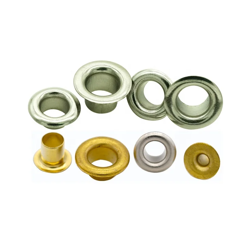 Custom Factory Different Size Metal Eyelets Brass 23.5 mm Stainless Steel Metal Grommet Garment Eyelet