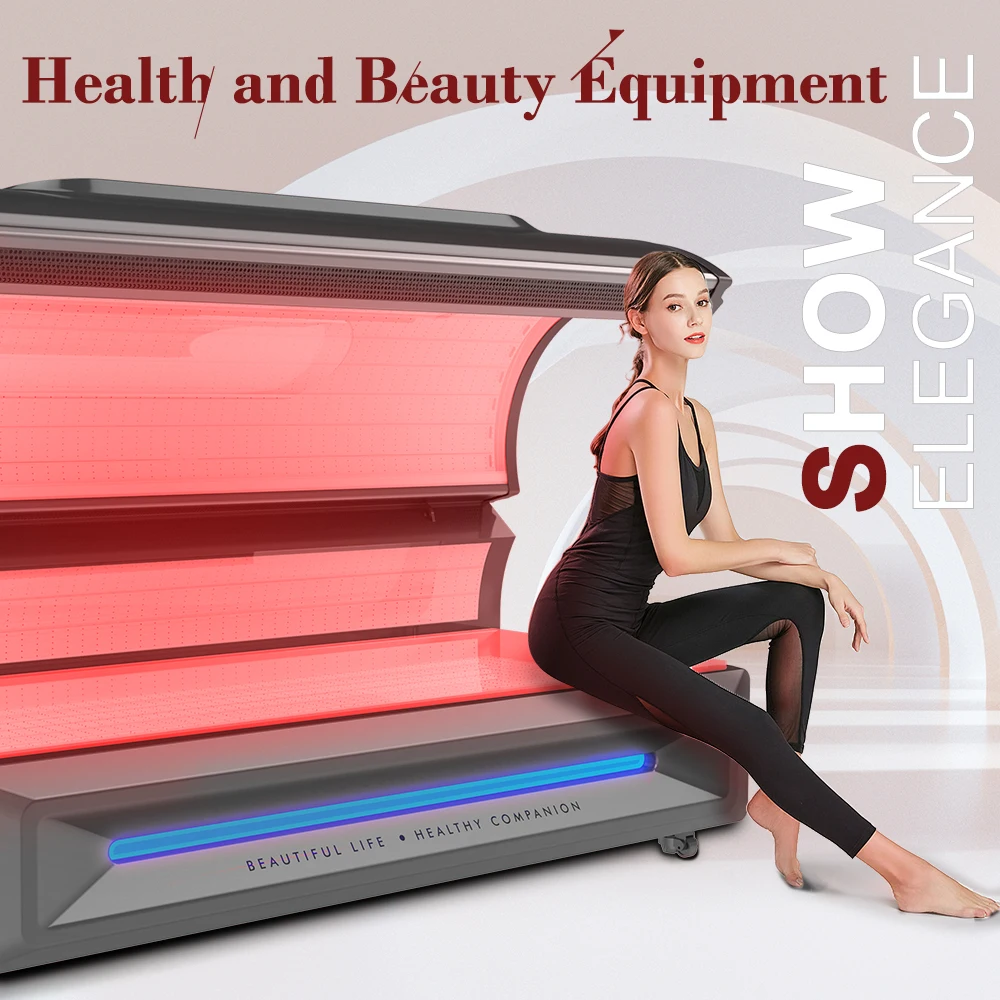 MERICAN Professional Red Light Therapy Machine for Skin Care 660 850nm Infrared Wavelengths Beauty Equipment