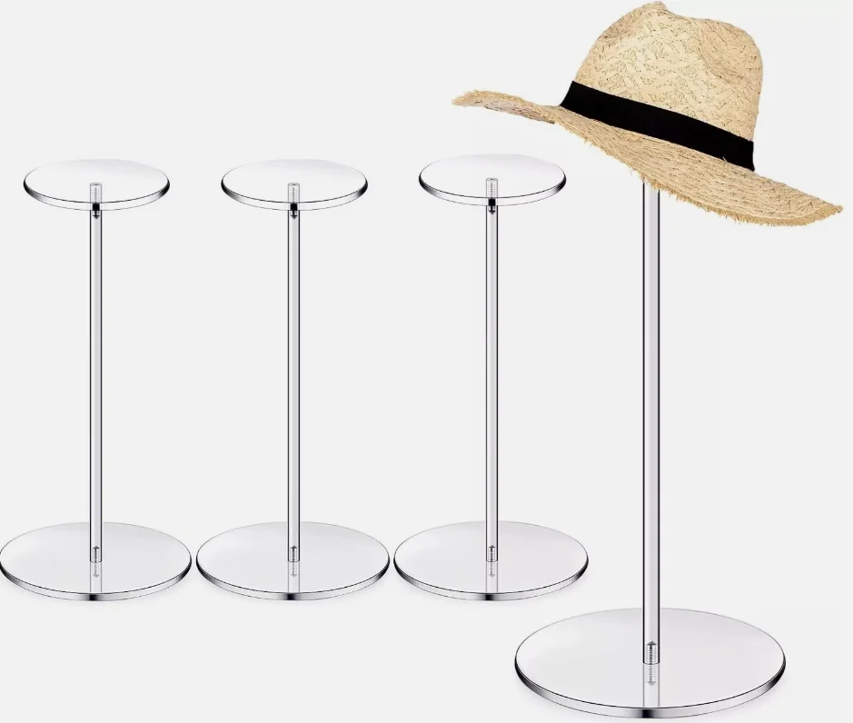 wholesale hot sale clear acrylic hat display holder for hat shop