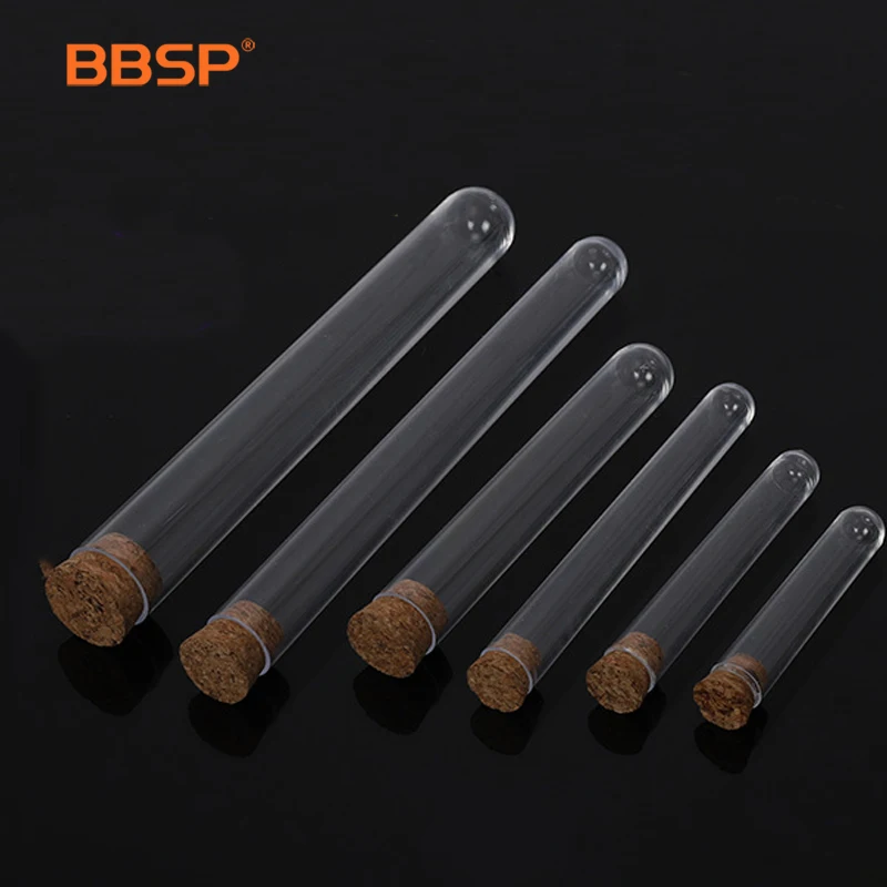 Пробирка из прозрачного стекла BBSP 10 мл 25 50 100 с плоским или круглым дном лабораторные химические