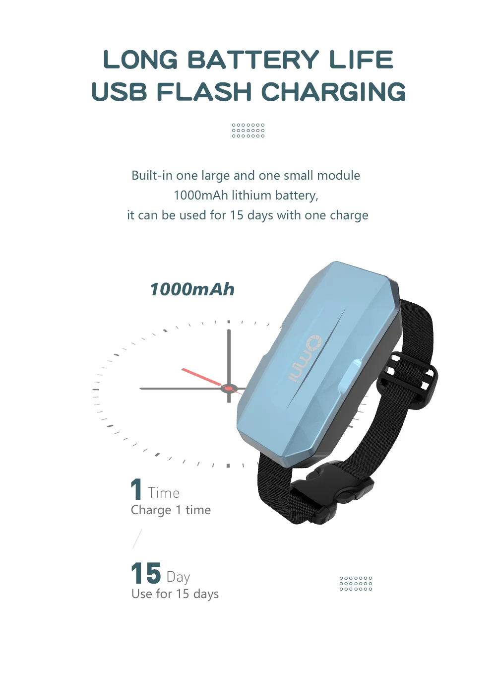 Omni 2G 3G 4G wireless waterproof anti lost locator dog smart gps tracker collar for pets