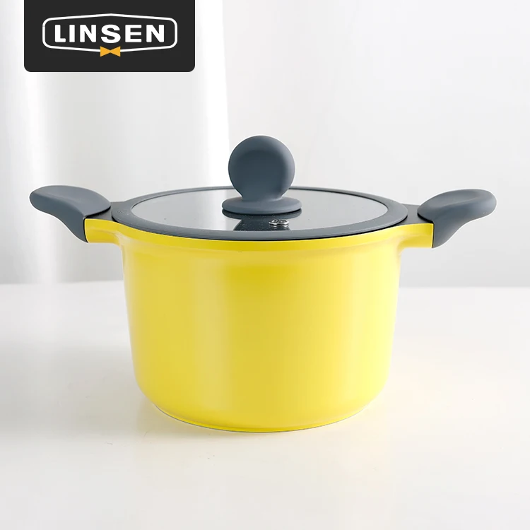 Selling Luxury 18/8 Stainless Steel Kitchen Cookware Aluminum Cooking Glass Pot Skillet