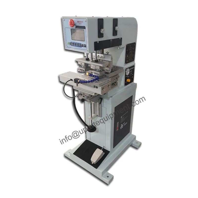 2-color shuttle super primex pad printing machine