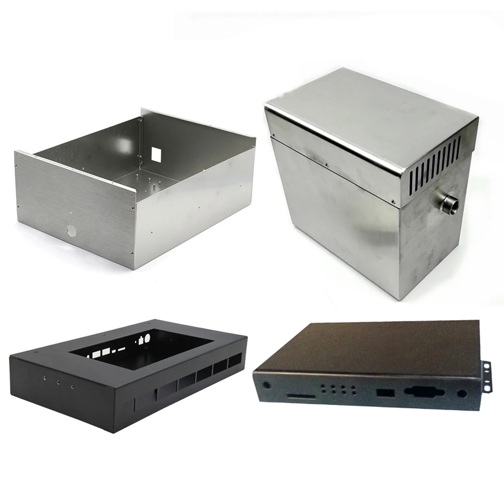 Custom metal processing stainless steel aluminum charging pile box enclosure shell cases sheet metal fabrication