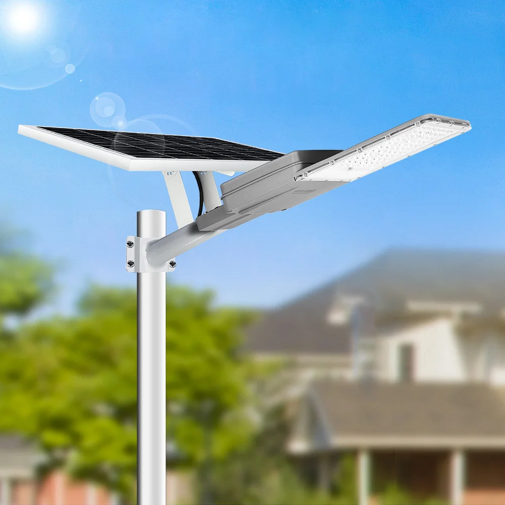 KCD 6m Pole Outdoor LED Street Lamp Waterproof IP65 30w 42w 50w 100w 200w 400w Solar Powered Street Lights With Life po4