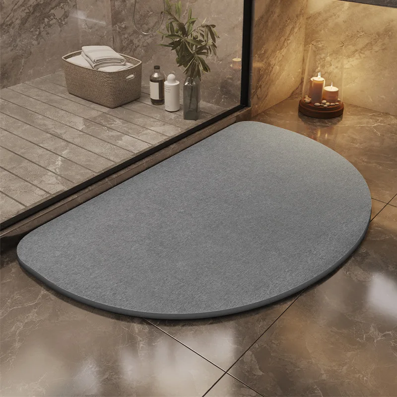 New hot sale bath mat diatom mud mat carpet absorbent home kitchen diatomaceous earth foot mat Hard floor oval