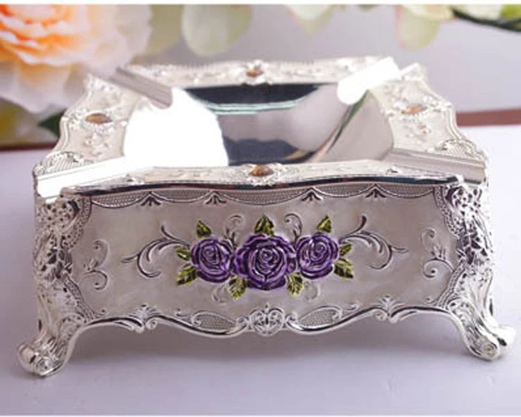 
Factory wholesale gold copper vintage cigar stands ashtray 