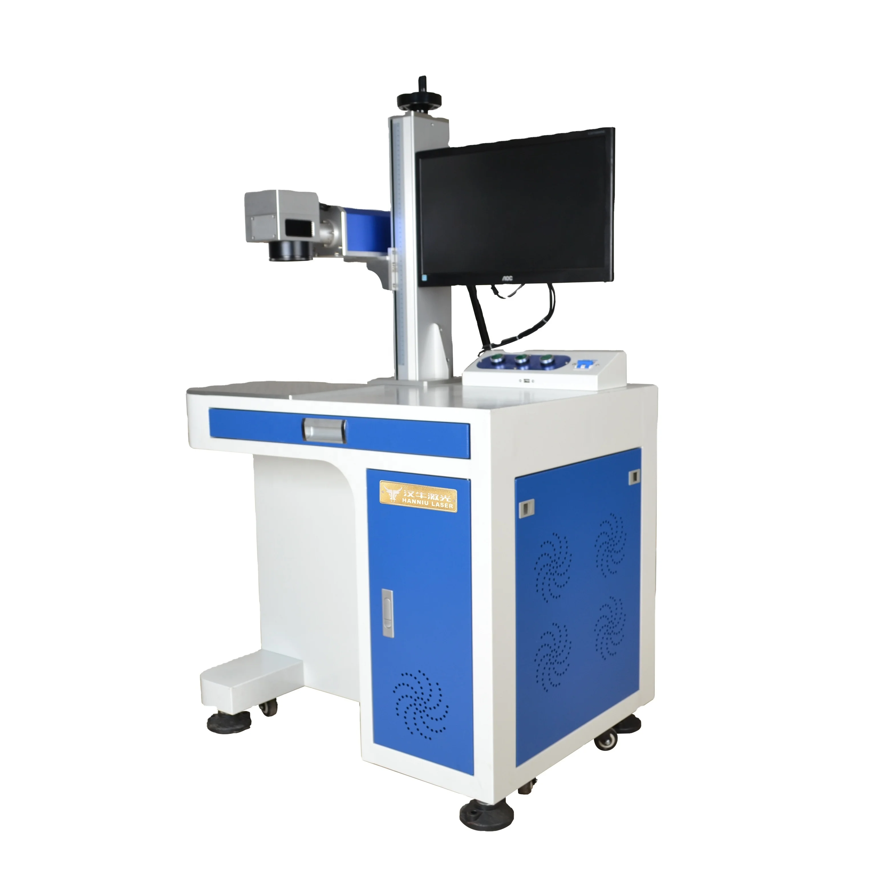70w Fiber laser autofusing marking machine and engraving machine logo sign making marker and engraver for metal on sale ML-70