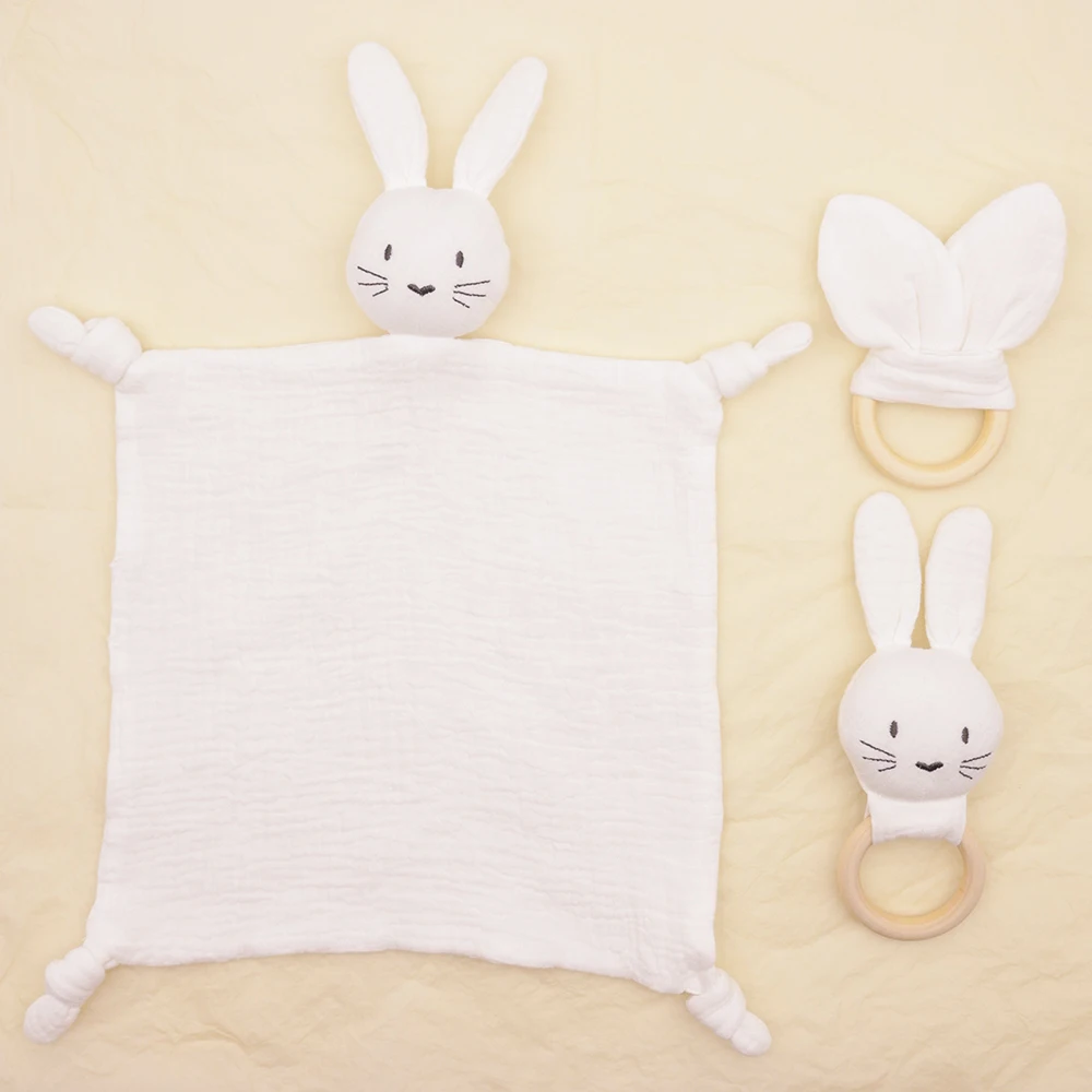 Maydow Factory Price Christmas Gift Muslin soft Cotton Comforter Baby Security Blanket dragon dinosaur stuffed toys For Kids