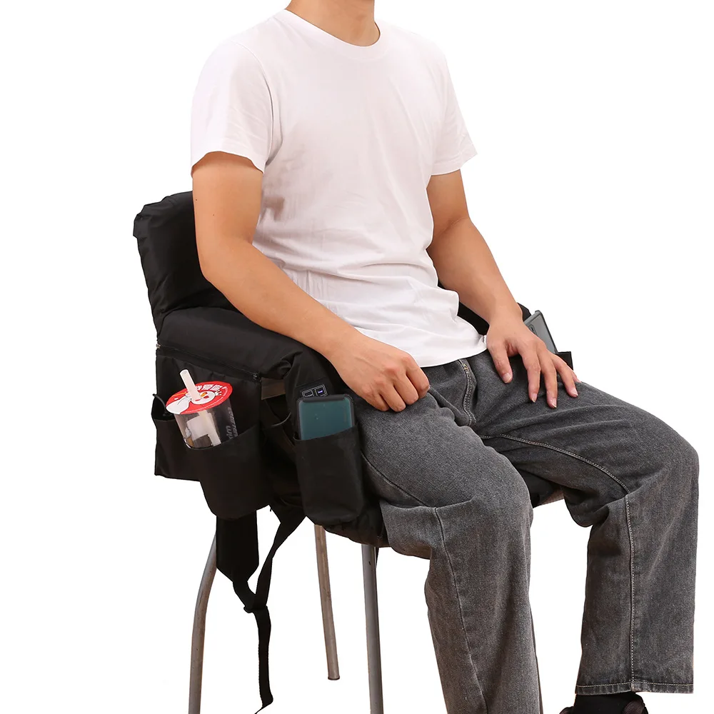 Portable USB Heated Stadium Seat Chair Waterproof Reclining Folding Bleacher for Beach Fishing Bleachers Outdoor Camping