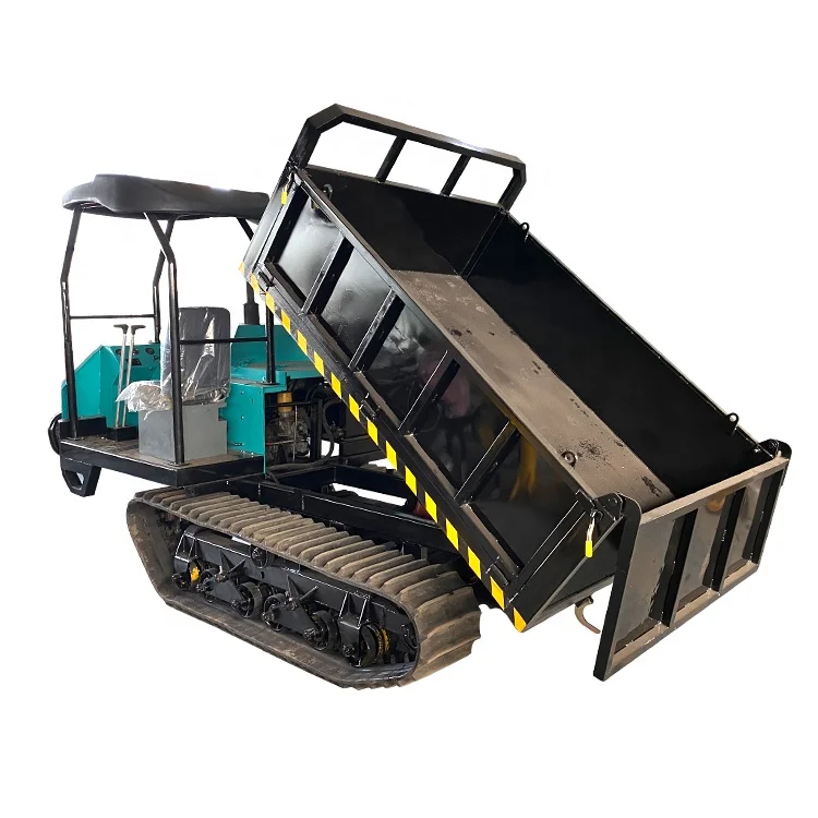 Sale Self Loading Mini Site Dumper 3tons Hydraulic Pressure System All Terrain Crawler Dumper China Mini Truck Manual Changchai
