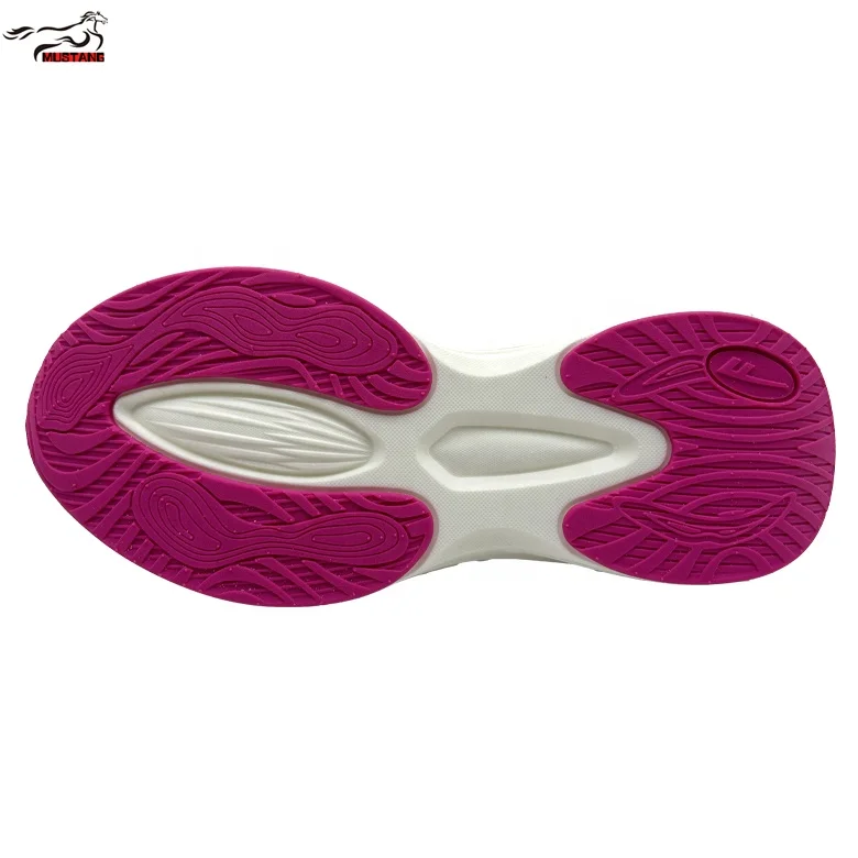 Mustang Hot sale high quality sneaker sole hot sale custom color and logo anti slip wear resistant EVA sole for Brazil and other