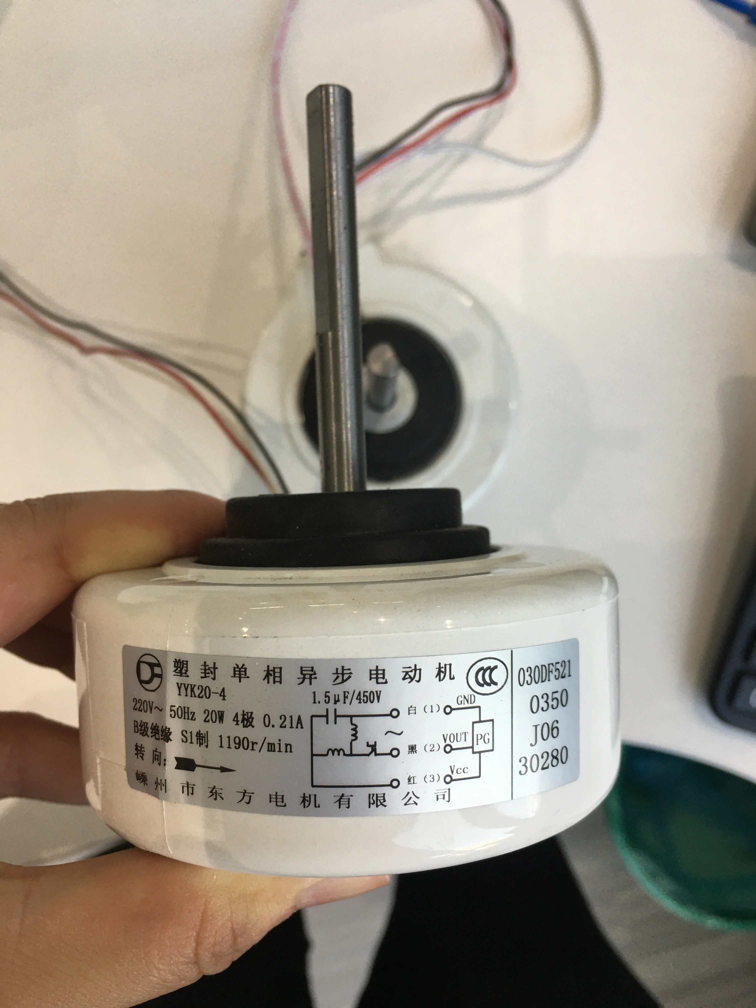 YDK series single-phase capacitor run Asynchronous Resin Motor indoor air cooler fan motor high quality copper motor supper air