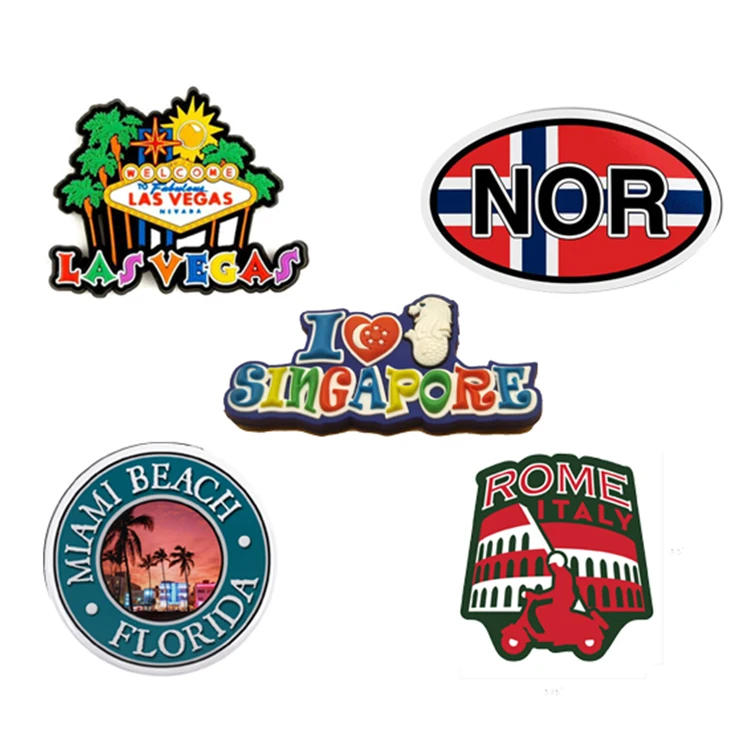 Wholesale special design rubber 3D cute soft pvc custom fridge magnet