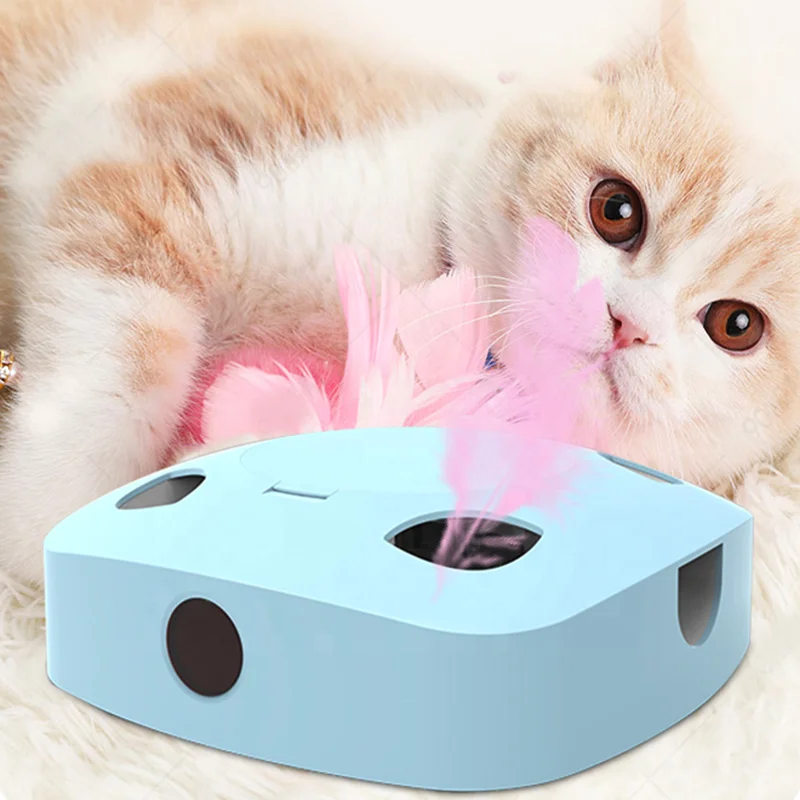 2021 New Interactive Automatic Cat Exercise Teaser Toy for for Indoor Cats