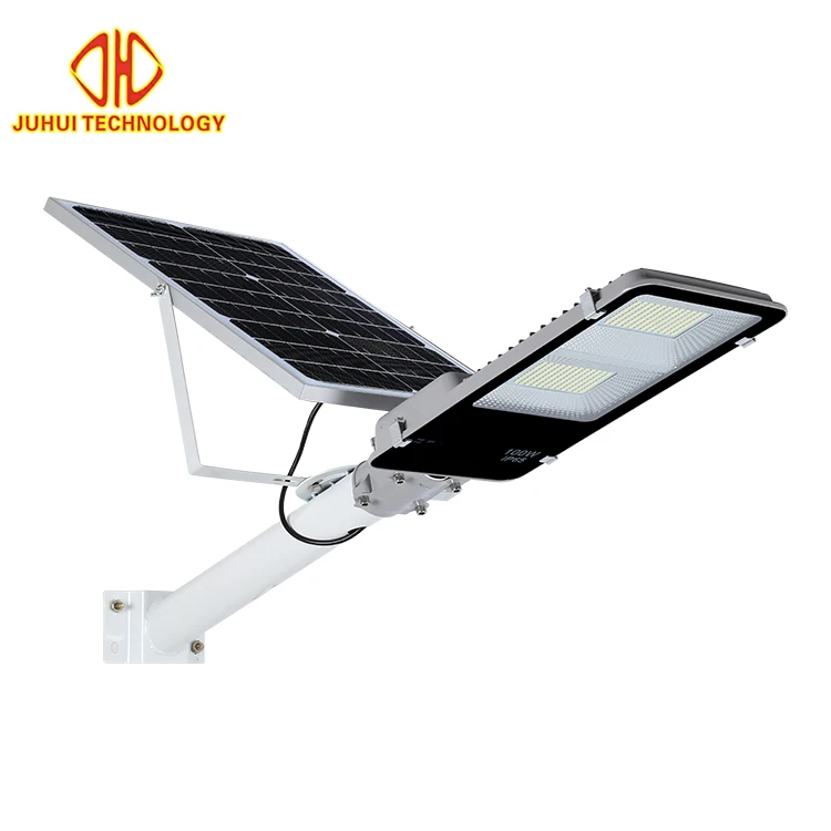 Высокая яркость энергосберегающий Водонепроницаемый ip65 Открытый 100 Вт Сплит светодиодный солнечный уличный светильник