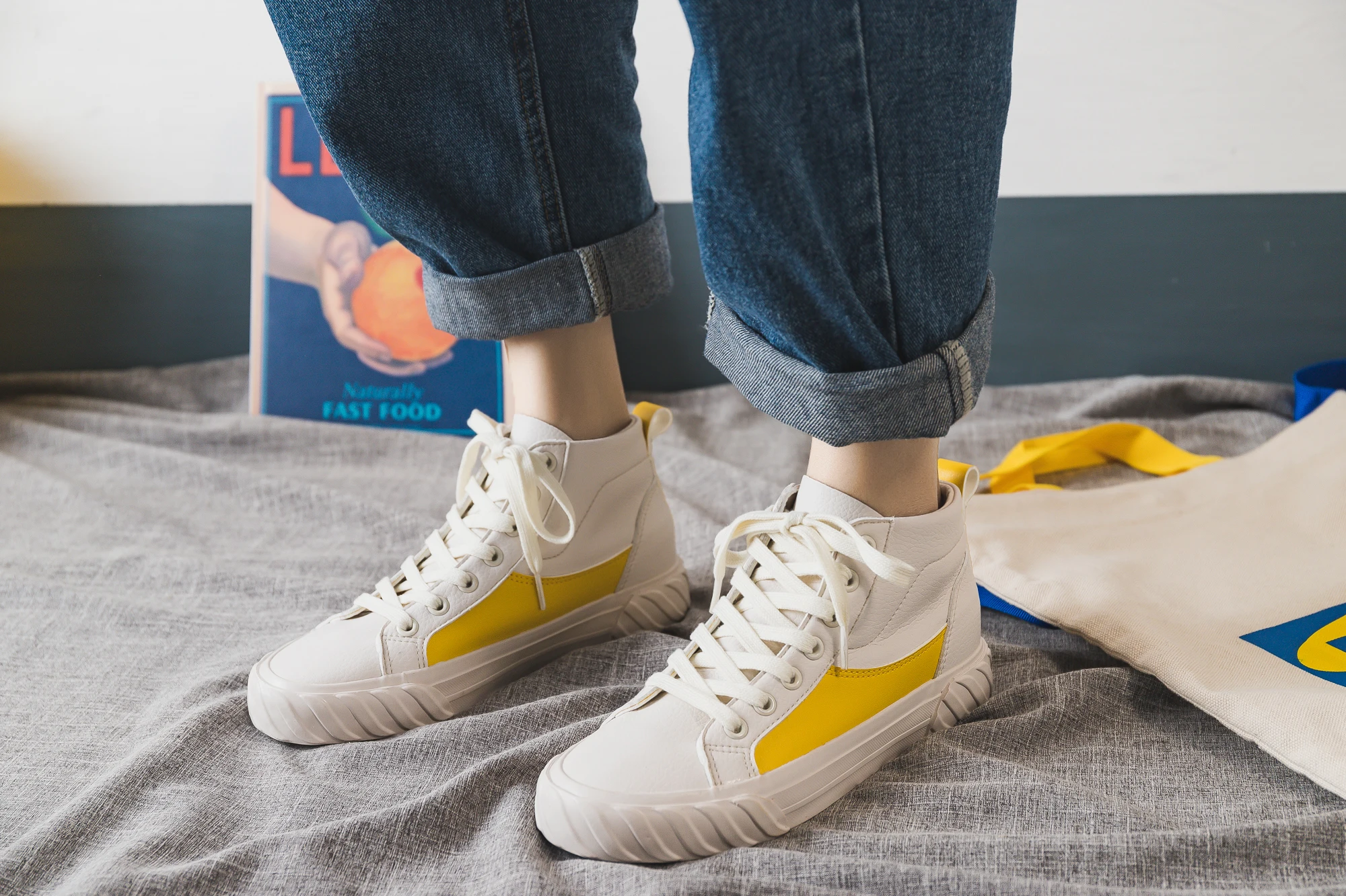 Популярные женские спортивные кроссовки на толстой подошве с подушкой, на заказ, женская повседневная обувь