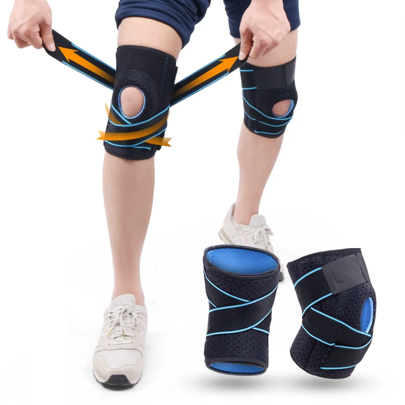 Sport breathable adjustable  knee brace support guard rodillera warming cool orthopedic strap