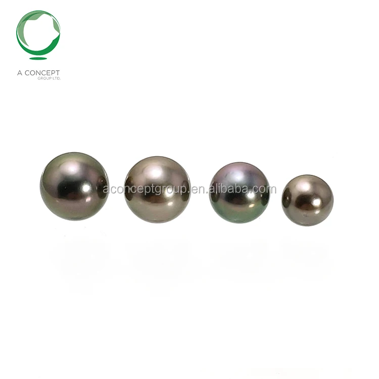 
8-11MM Nice Colour Only Very Light Spots Tahitian Black Pearl Loose 