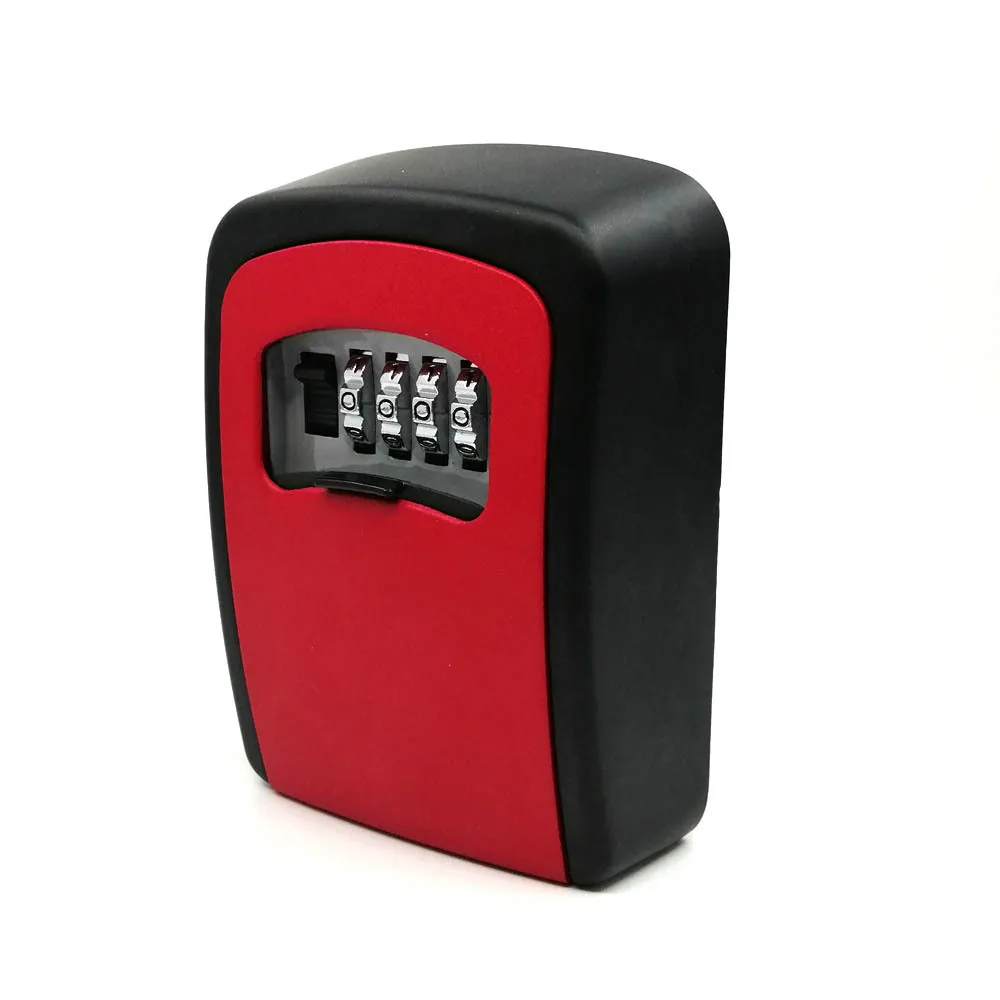 Outdoor Digit Wall Mount Combination Password Lock key safe box Aluminum Alloy  Keys Storage Box