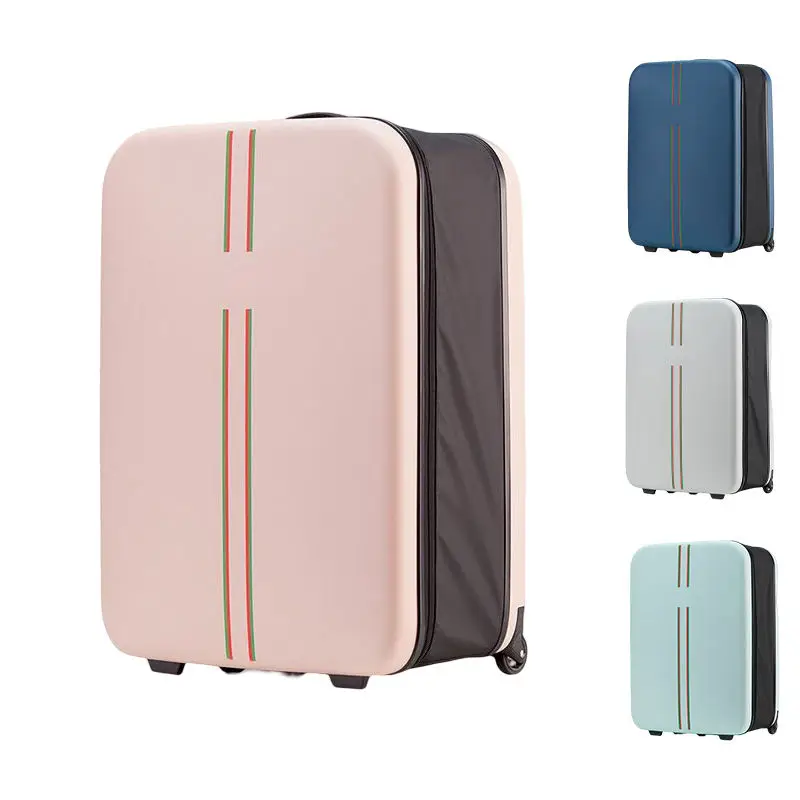 Worthfind New Design 20/24 Inch Pc Cabin Trolley Bag Foldable Luggage Set Trolley Travel Bag Suitcase