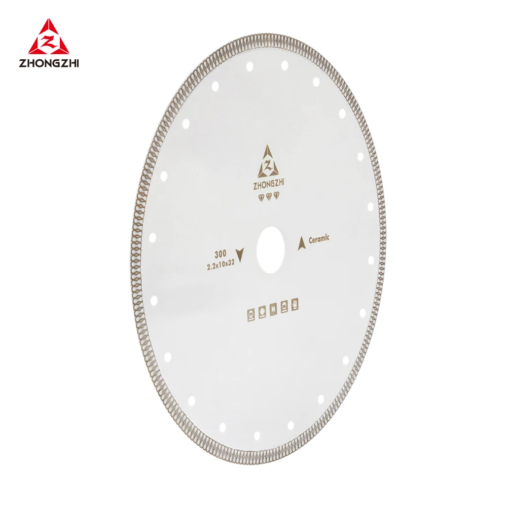 Manufacture Hot-Pressed Sintered  Diamond Saw Blade Cutting Ceramic Cutting Disc