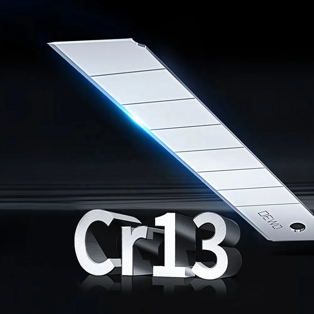 Stainless steel multi-purpose cutting blade 18mm wide 100mm long 0.5mm thickness cr13 material