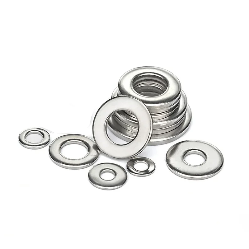 304 Stainless Steel Washer Thickened Oversized Flat Metal Spacer for Screws