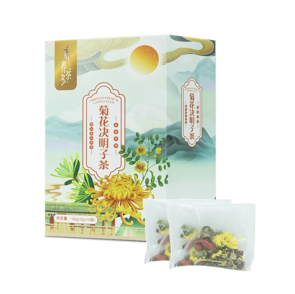 Wholesale Goji Berry Tea Fragrant Chrysanthemum and Cassia Seed Tea Infused with Osmanthus