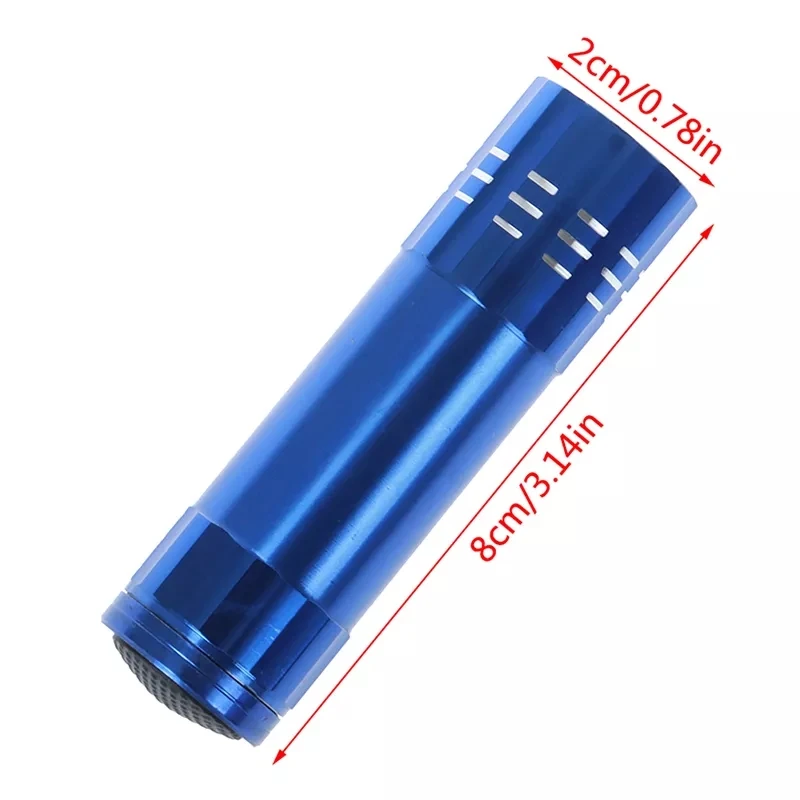 Nail Dryer sun wireless Mini 9 LED Lights Flashlight UV Lamp Portable Nail Gel Fast Drying Manicure Tool