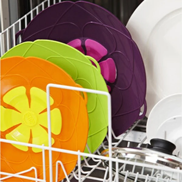 
OEM Factory Multi-Function Kitchen Tool Silicone Spill Stopper Pot Cover Lid Boil Over Safeguard 