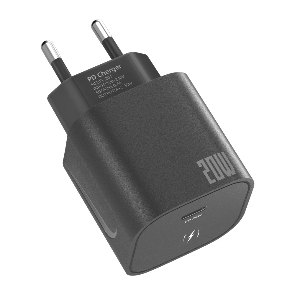 Заземление OEM сервис складной оригинальный 3-контактный Тип C QC 2 0 3 UK PD 20 Вт быстрое зарядное устройство для i